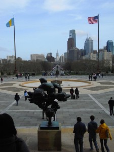 Looking the City Hall from the Museum