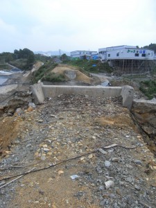 気仙沼線の鉄橋跡